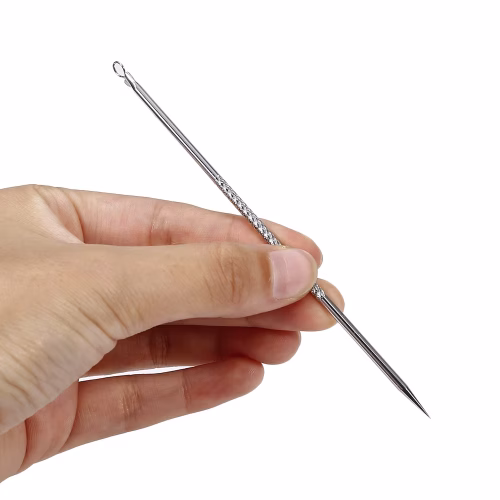 ELECOOL-1pc-Face-Pimple-Removal-Tools-Antibacterial-Blackhead-Remover-Tool-Set-Acne-Needle-Clip-Tweezer-Kit